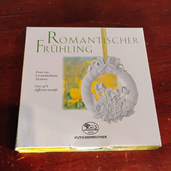 Hutschenreuther Romantischer Frühling Ornament Bird Chick Pair Christmas Spring - Picture 1 of 5